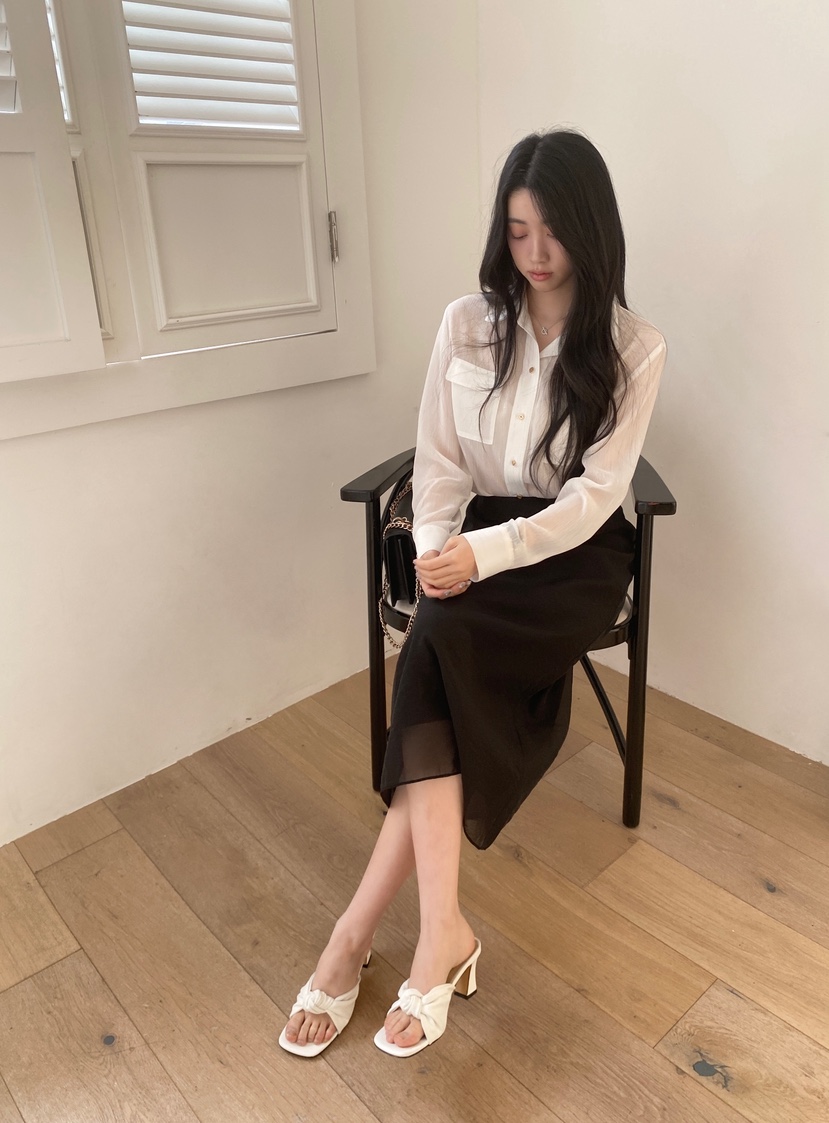 BOHEME韓國代購女裝新款時尚休閑26春夏職業熱賣人氣長裙BOHEME長裙