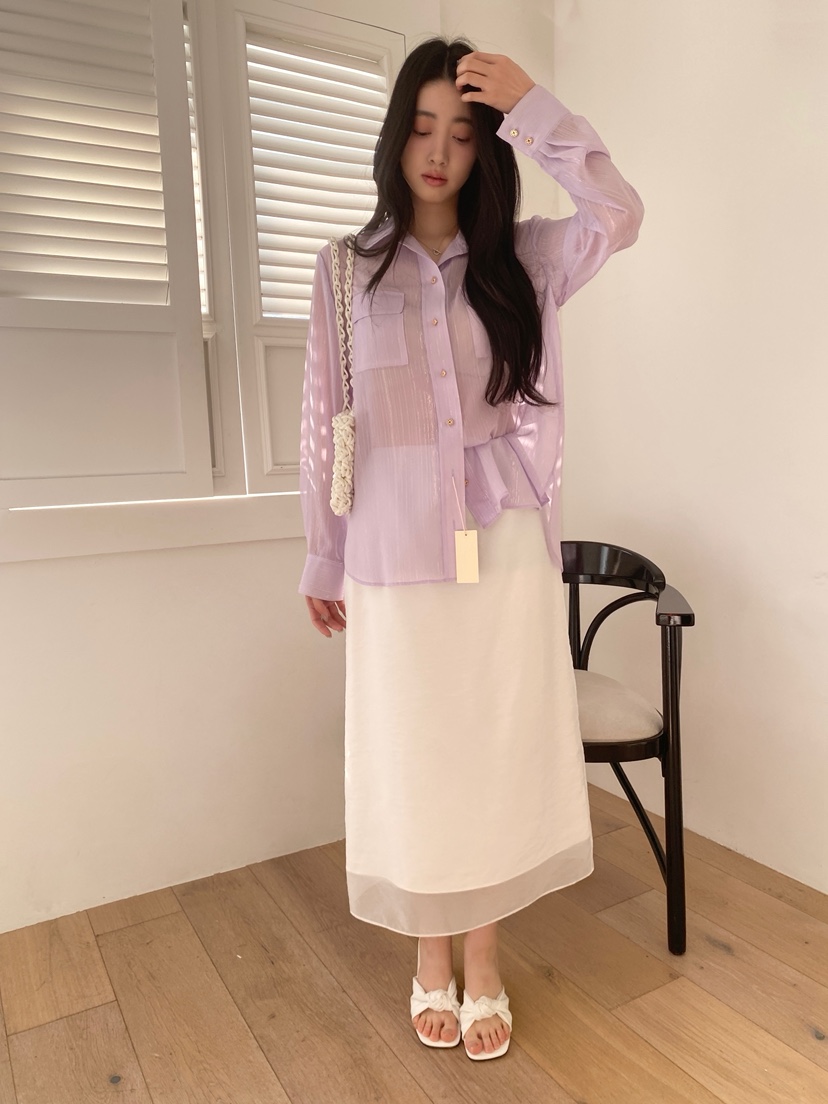 BOHEME韓國代購女裝新款時尚休閑26春夏職業熱賣人氣長裙BOHEME長裙