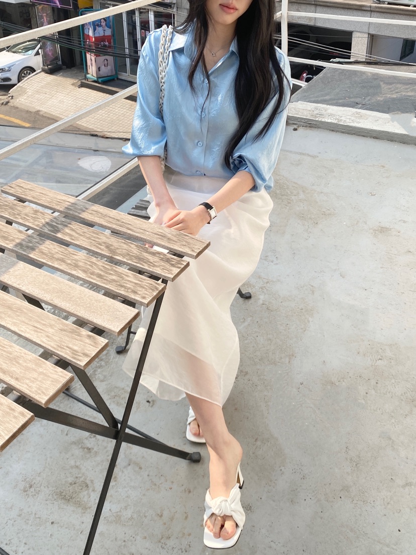 BOHEME韓國代購女裝新款時尚休閑26春夏職業熱賣人氣長裙BOHEME長裙