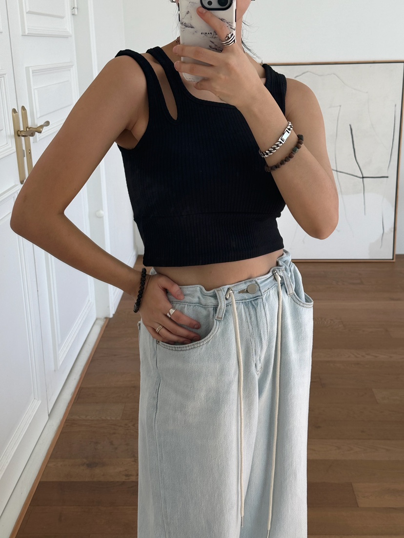 KIFF東大門直郵女士新品推薦熱賣職業休閑時尚真品吊帶背心KIFF吊帶/背心