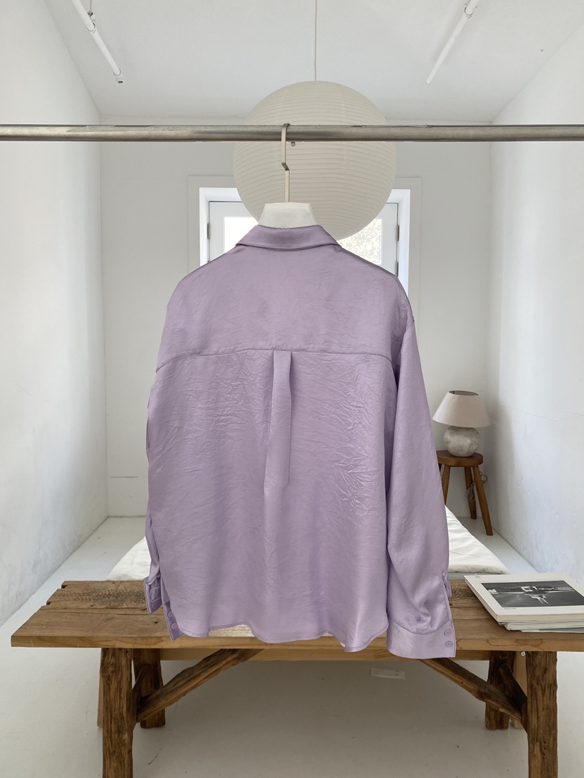 BOHEME東大門代購女裝新品真品時尚26春夏襯衫蕾絲衫緞面BOHEME襯衫/蕾絲衫