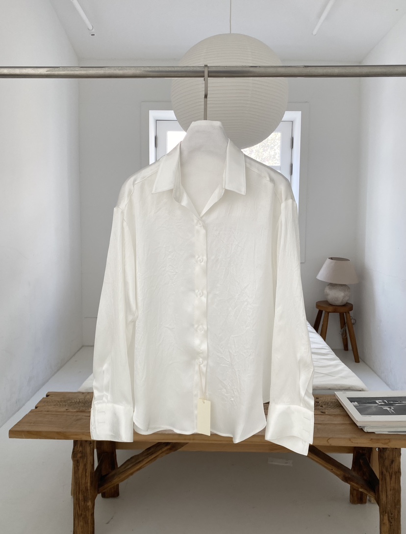 BOHEME東大門代購女裝新品真品時尚26春夏襯衫蕾絲衫緞面BOHEME襯衫/蕾絲衫圖色1