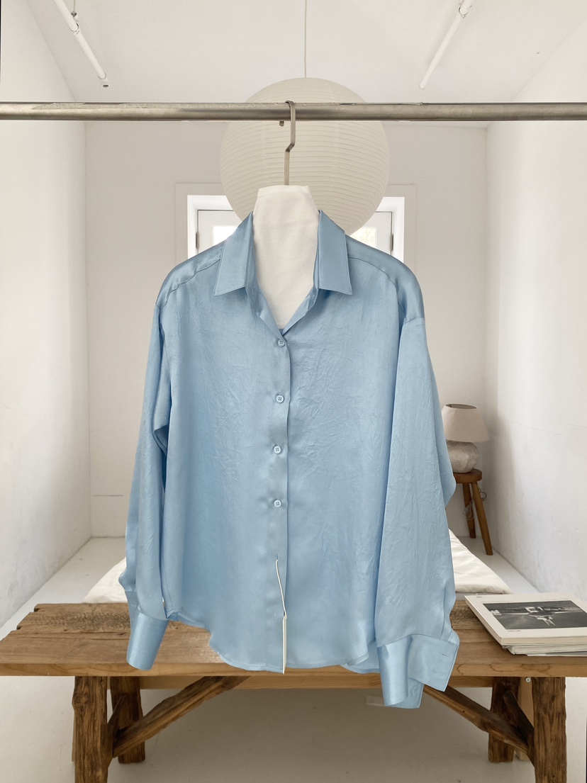 BOHEME東大門代購女裝新品真品時尚26春夏襯衫蕾絲衫緞面BOHEME襯衫/蕾絲衫圖色4