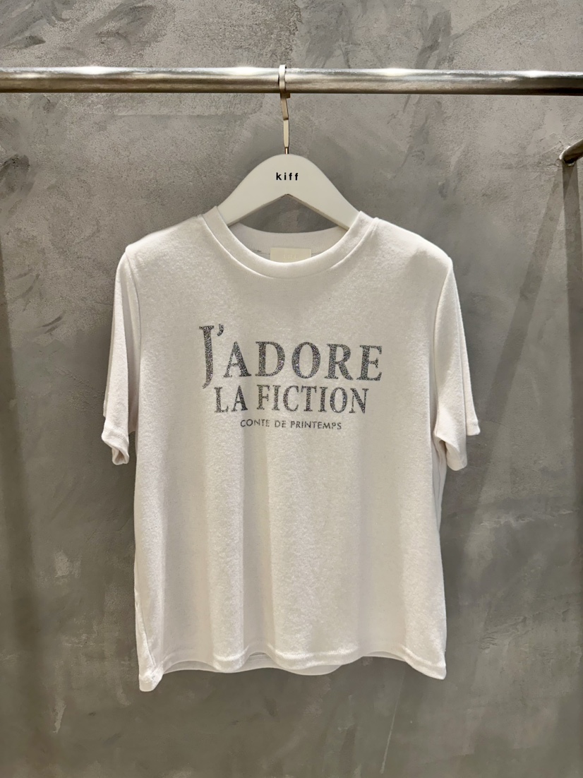 KIFF韓國直郵女裝新品推薦熱賣時尚休閑人氣職業26春夏T恤KIFFT恤圖色1