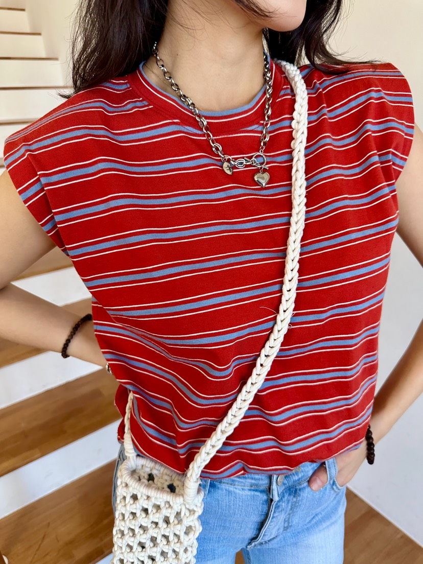 KIFF韓國代購女裝新款休閑熱賣人氣26春夏吊帶背心不含項鏈KIFF吊帶/背心