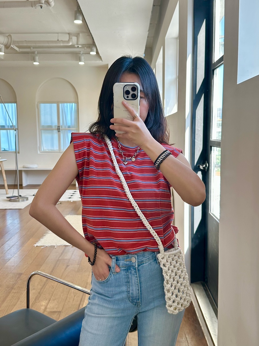 KIFF韓國代購女裝新款休閑熱賣人氣26春夏吊帶背心不含項鏈KIFF吊帶/背心