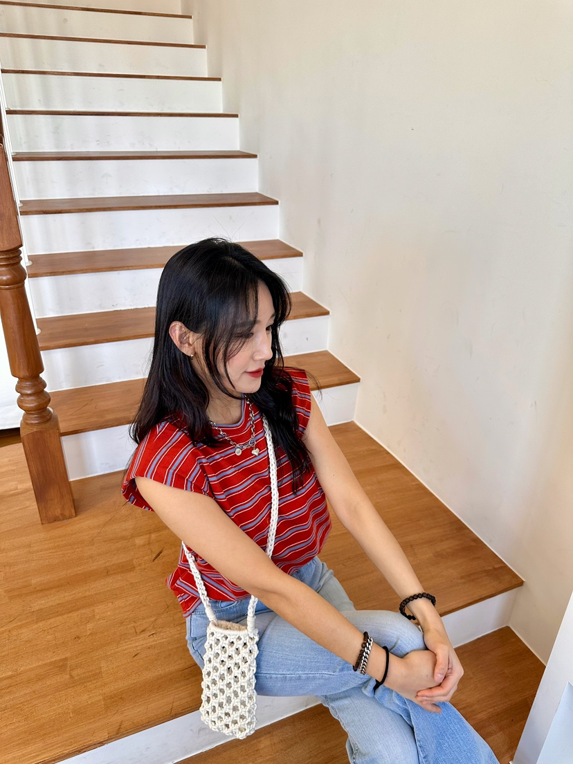 KIFF韓國代購女裝新款休閑熱賣人氣26春夏吊帶背心不含項鏈KIFF吊帶/背心