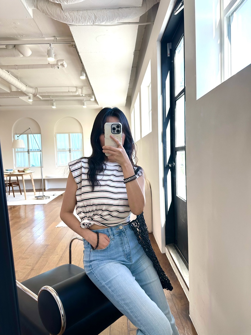 KIFF韓國代購女裝新款休閑熱賣人氣26春夏吊帶背心不含項鏈KIFF吊帶/背心