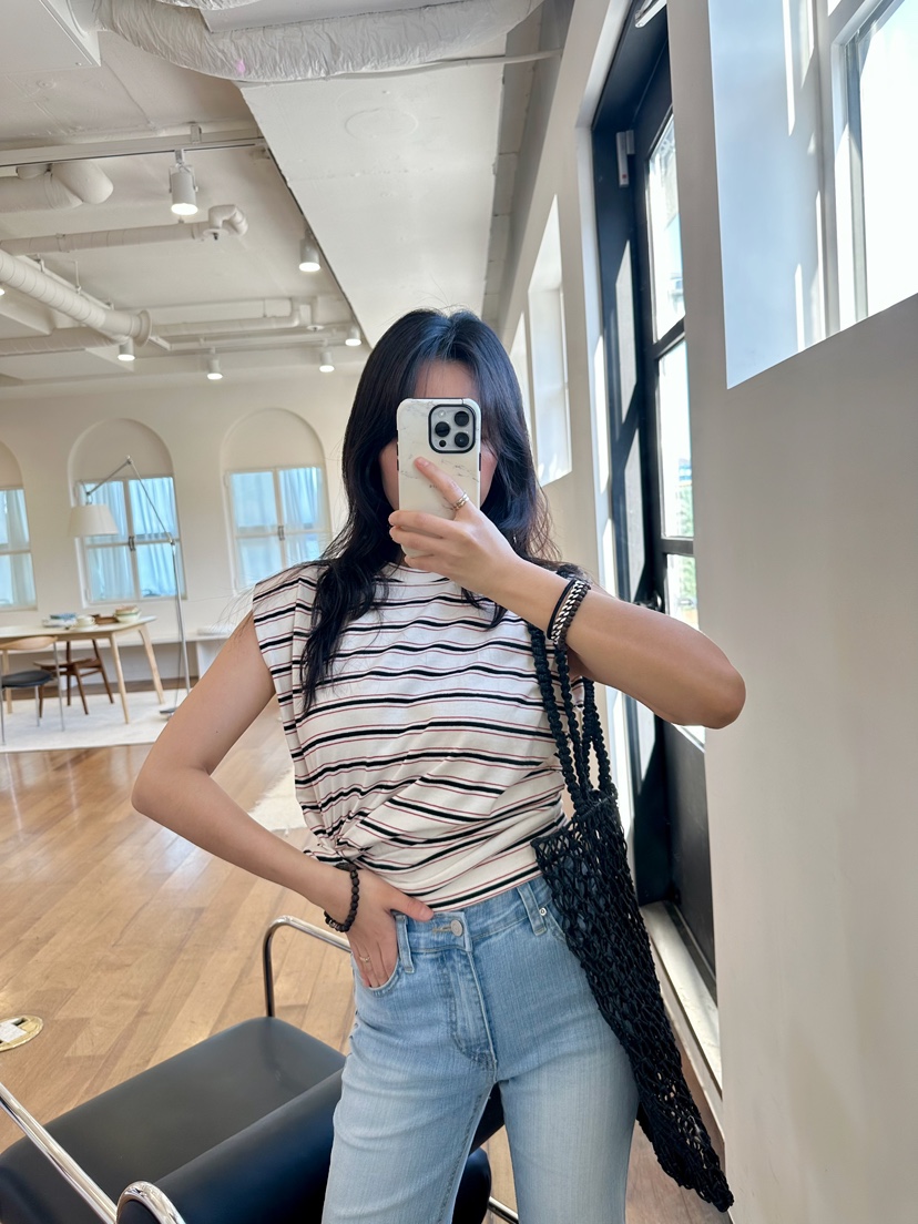 KIFF韓國代購女裝新款休閑熱賣人氣26春夏吊帶背心不含項鏈KIFF吊帶/背心