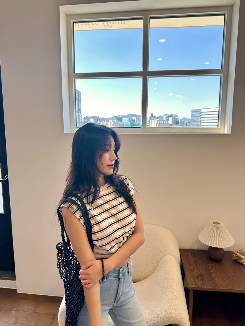 KIFF韓國代購女裝新款休閑熱賣人氣26春夏吊帶背心不含項鏈KIFF吊帶/背心