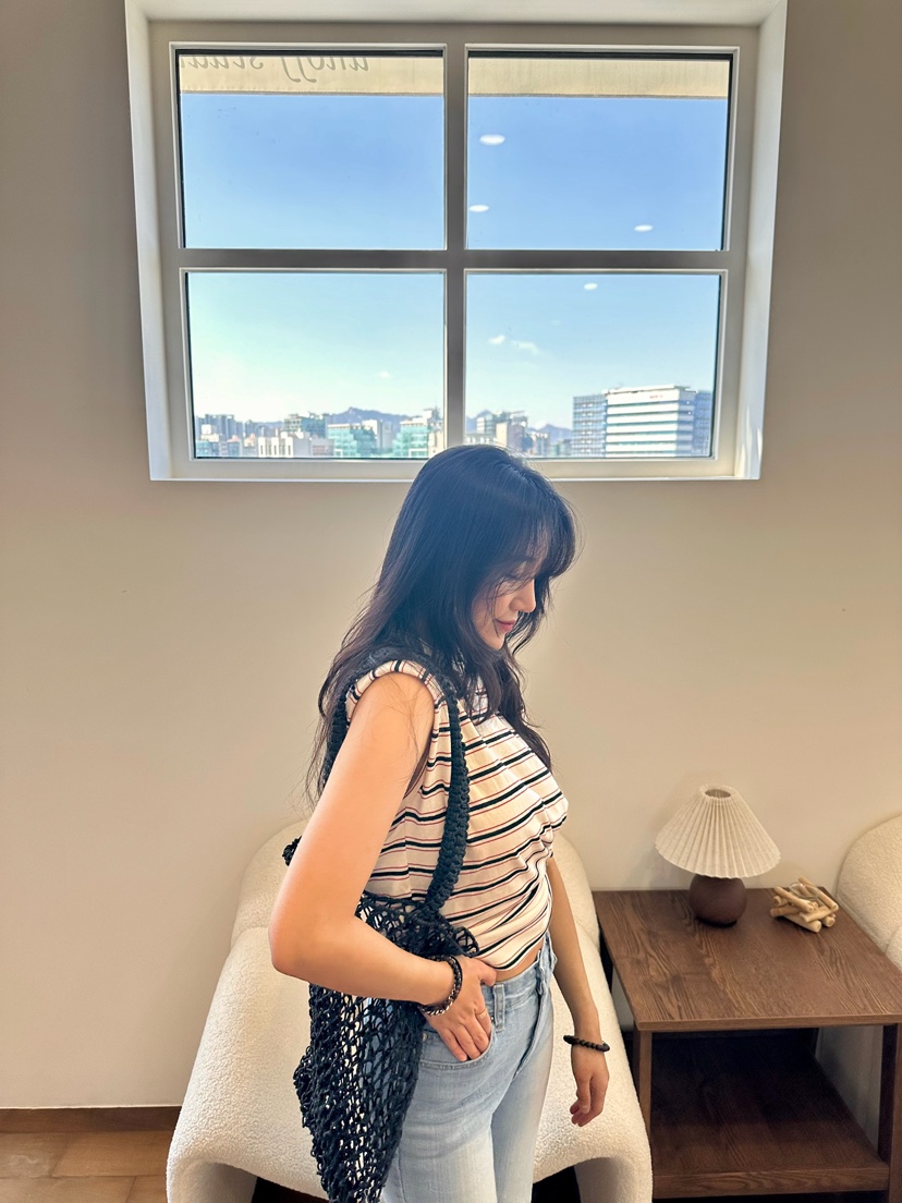 KIFF韓國代購女裝新款休閑熱賣人氣26春夏吊帶背心不含項鏈KIFF吊帶/背心