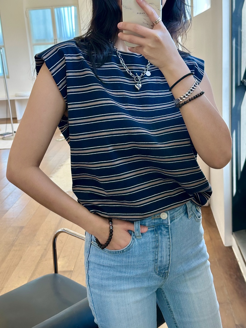 KIFF韓國代購女裝新款休閑熱賣人氣26春夏吊帶背心不含項鏈KIFF吊帶/背心