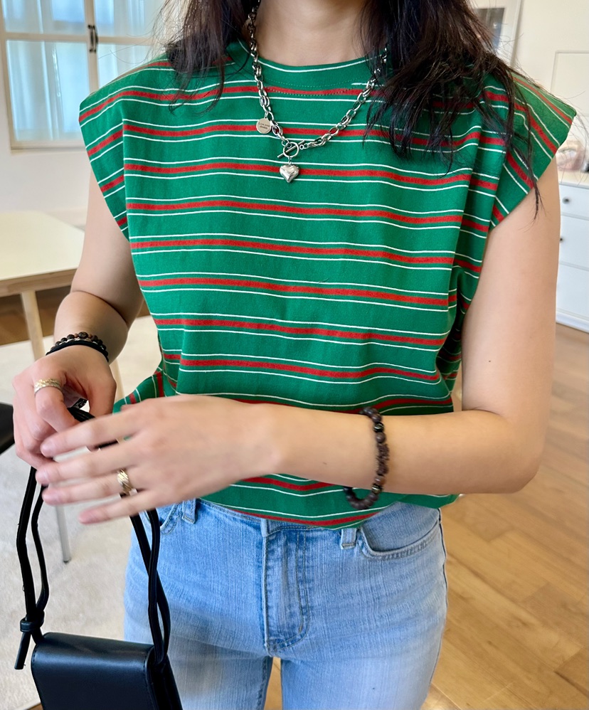 KIFF韓國代購女裝新款休閑熱賣人氣26春夏吊帶背心不含項鏈KIFF吊帶/背心