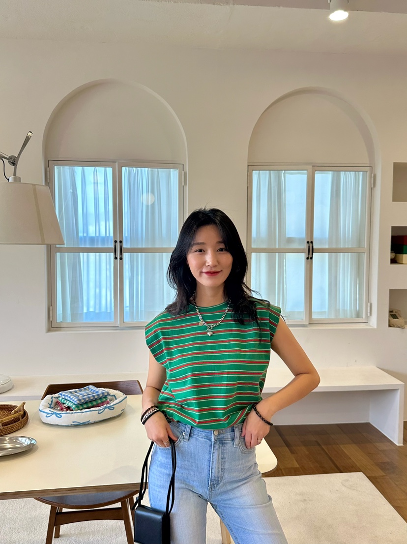 KIFF韓國代購女裝新款休閑熱賣人氣26春夏吊帶背心不含項鏈KIFF吊帶/背心