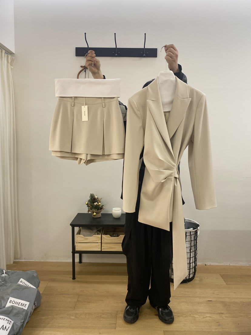 BOHEME東大門直郵女裝新品時尚休閑熱賣推薦26春夏職業裙褲BOHEME裙褲