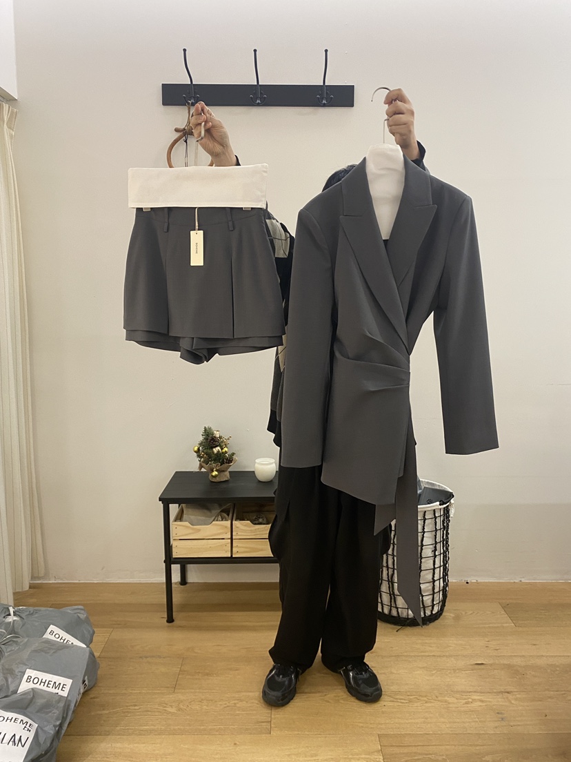 BOHEME東大門直郵女裝新品時尚休閑熱賣推薦26春夏職業裙褲BOHEME裙褲