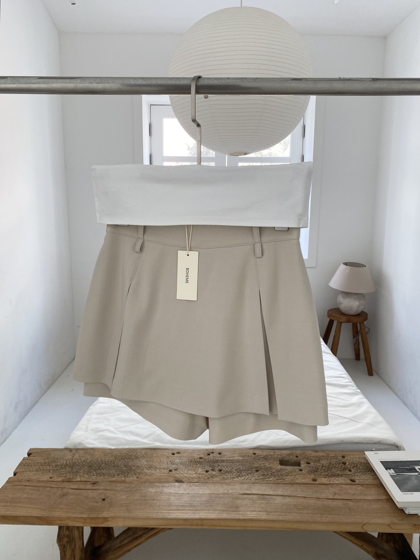 BOHEME東大門直郵女裝新品時尚休閑熱賣推薦26春夏職業裙褲BOHEME裙褲圖色1
