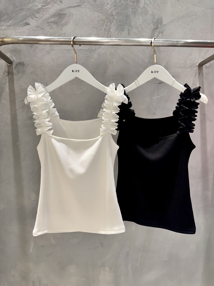 KIFF東大門實拍女裝新款時尚人氣休閑推薦26春夏吊帶背心KIFF吊帶/背心