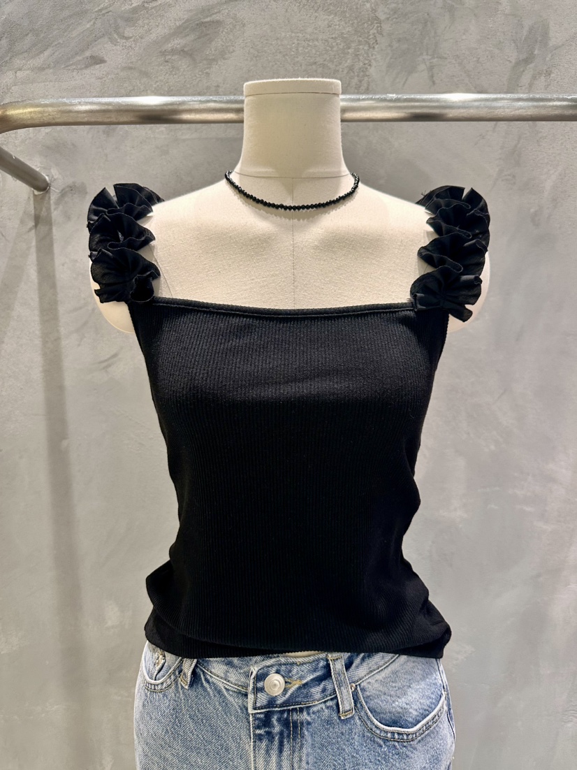 KIFF東大門實拍女裝新款時尚人氣休閑推薦26春夏吊帶背心KIFF吊帶/背心圖色1