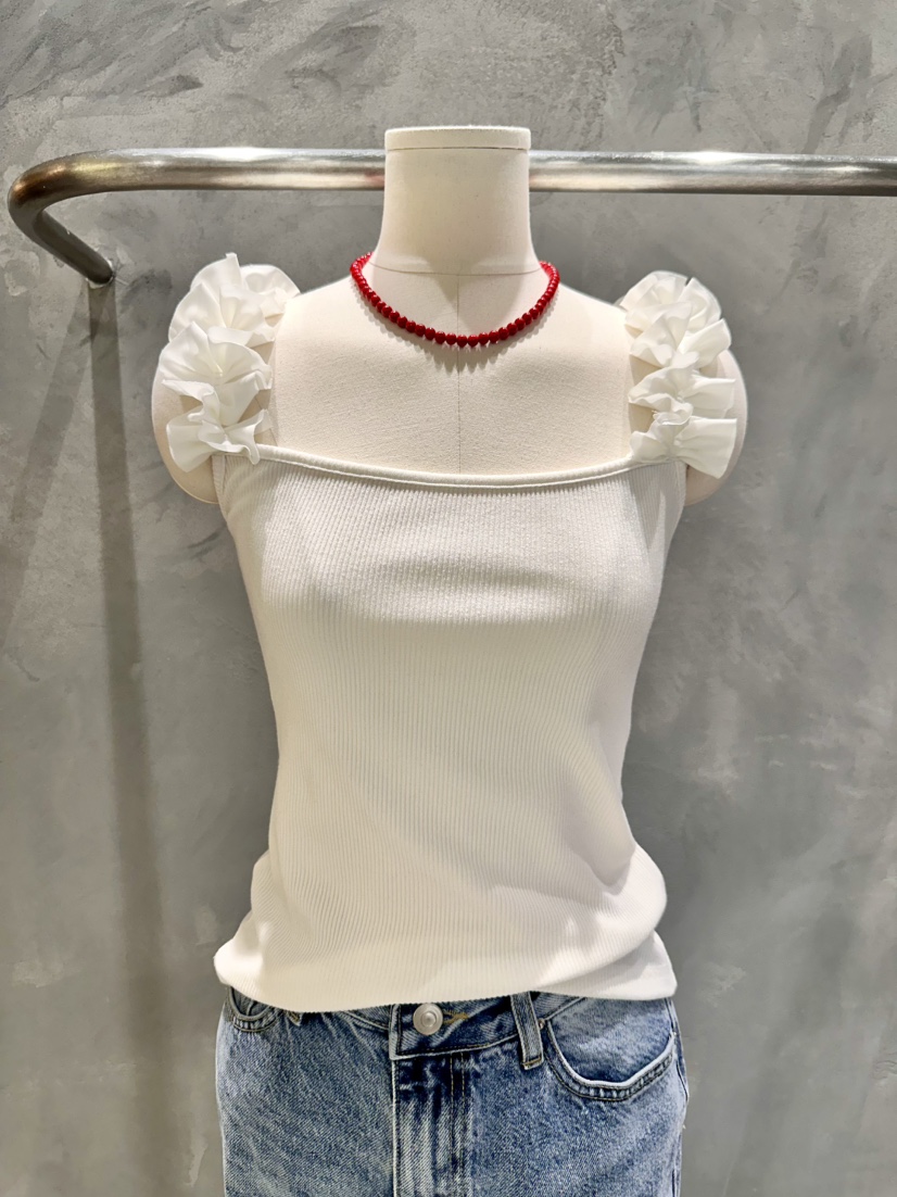 KIFF東大門實拍女裝新款時尚人氣休閑推薦26春夏吊帶背心KIFF吊帶/背心圖色2