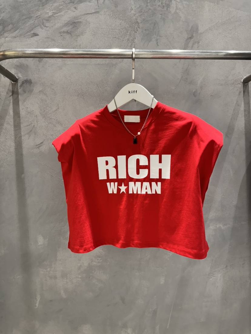 KIFF東大門實拍女裝新品26春夏休閑職業熱賣推薦T恤不含項鏈KIFFT恤圖色3