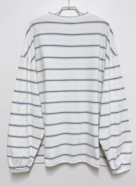 PLANTS ON GRAY東大門實拍女士新款推薦真品長袖T恤條紋PLANTS ON GRAY長袖T恤