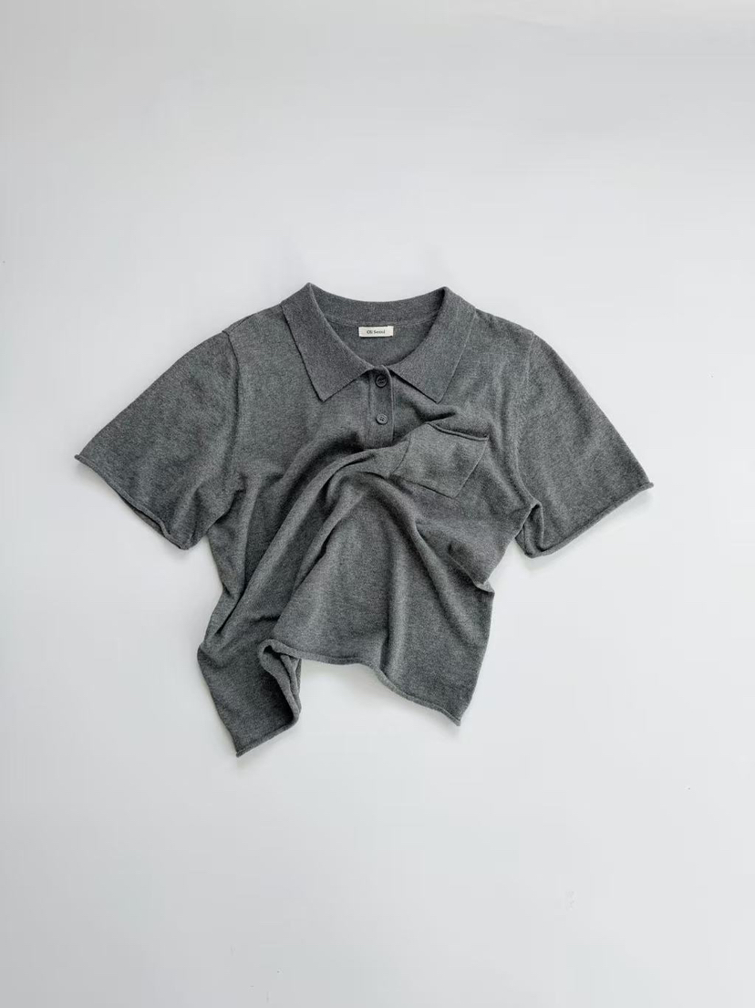 OLI SEOUL韓國代購女裝新款人氣休閑26春夏時尚推薦真品T恤OLI SEOULT恤圖色3