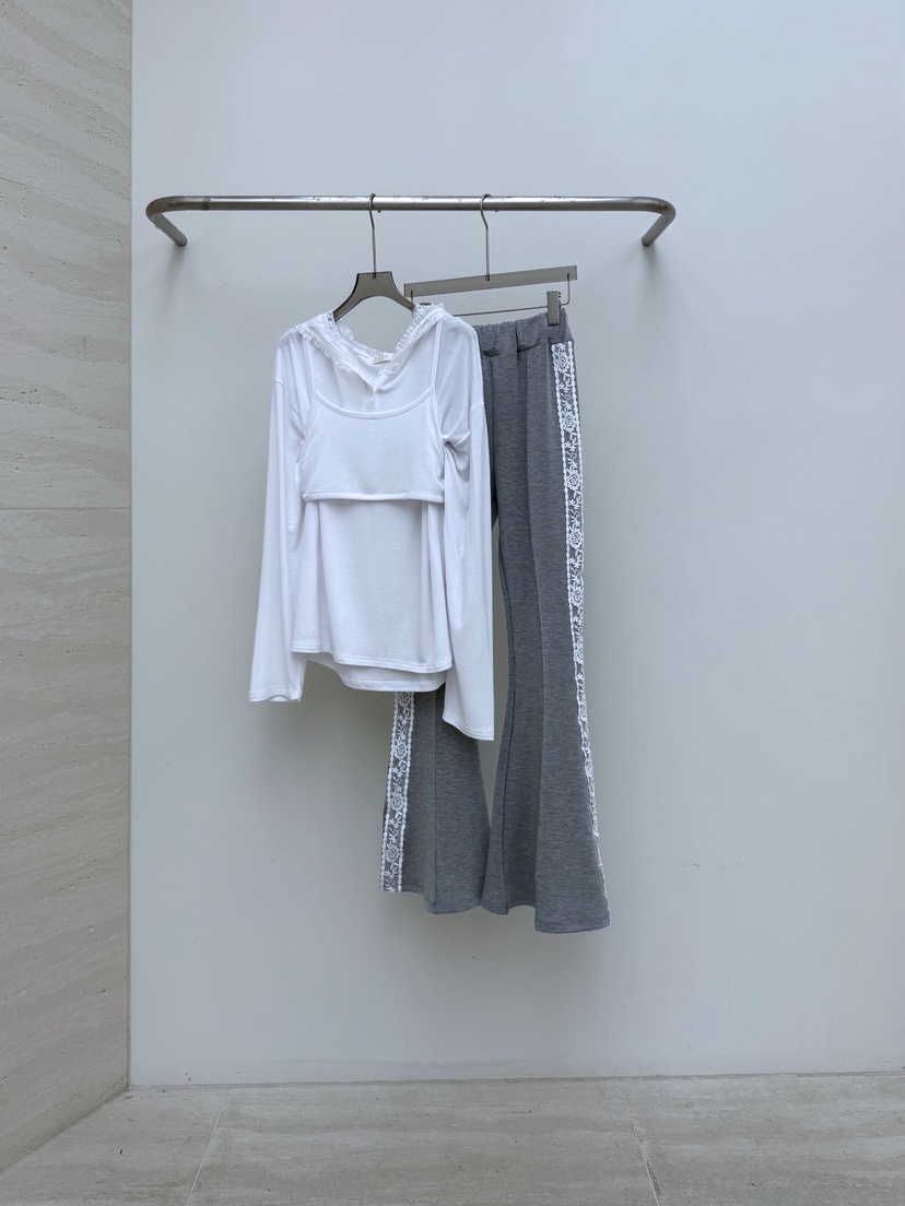 AB東大門代購女士新品真品時尚推薦休閑長袖T恤連帽衫套裝AB長袖T恤