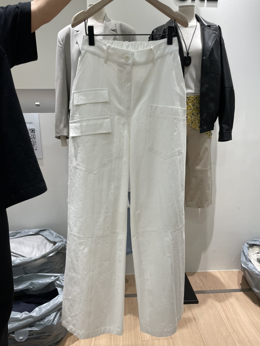 ORE-P東大門實拍女裝新品熱賣職業26春夏真品休閑褲口袋ORE休閑褲圖色1