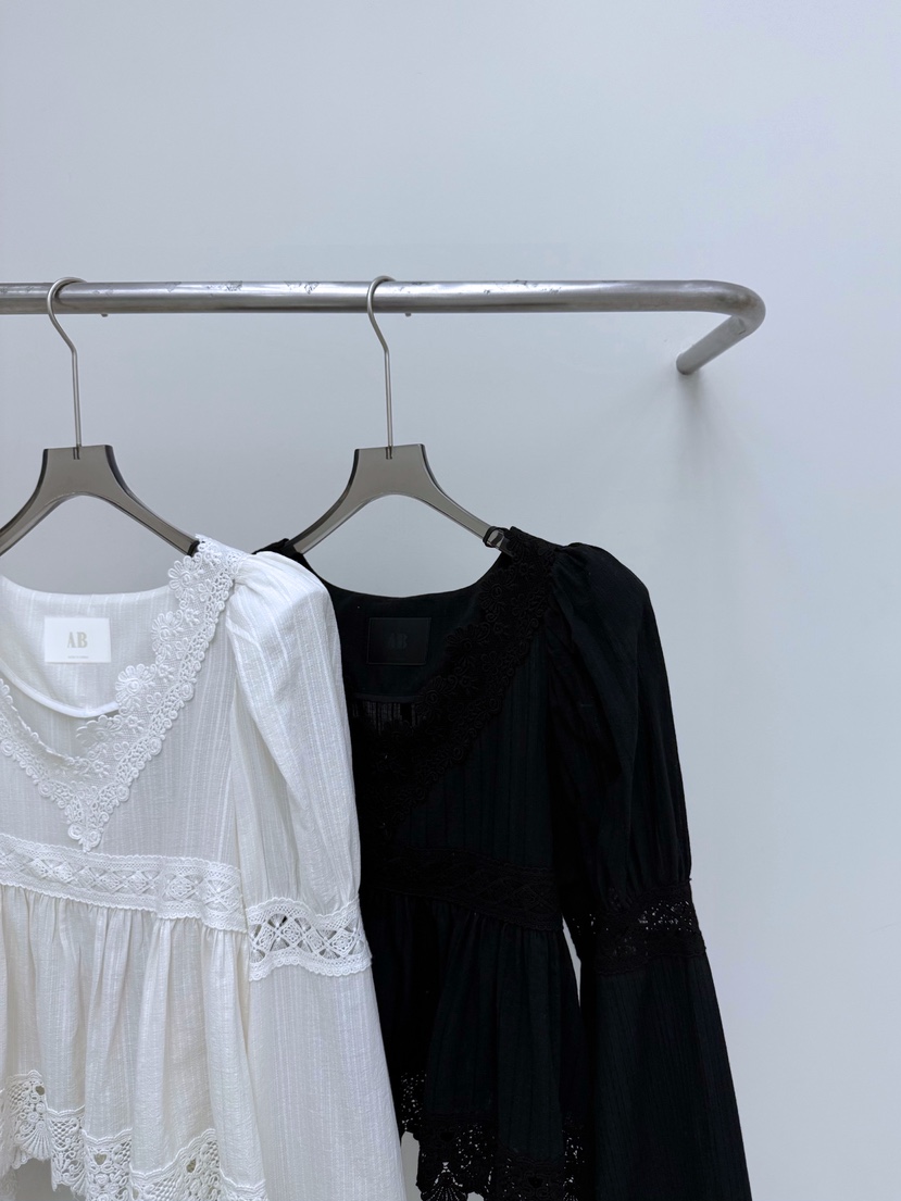 AB東大門代購女士新品時尚26春夏推薦熱賣職業襯衫蕾絲衫AB襯衫/蕾絲衫