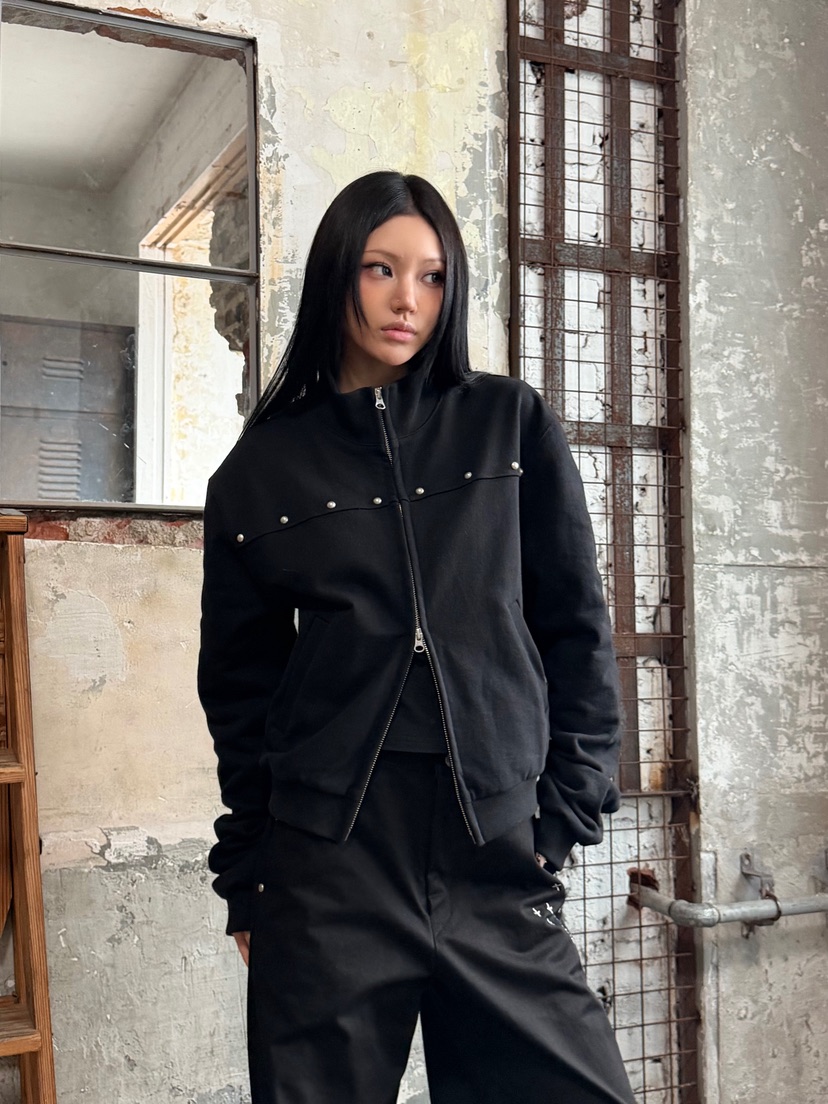 SEEOT韓國代購女士新品職業人氣熱賣休閑夾克男女同款短款SEEOT夾克