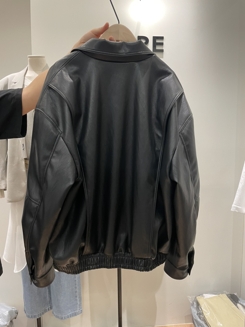 ORE-P韓國直郵女裝新款休閑人氣推薦時尚26春夏夾克皮革ORE夾克