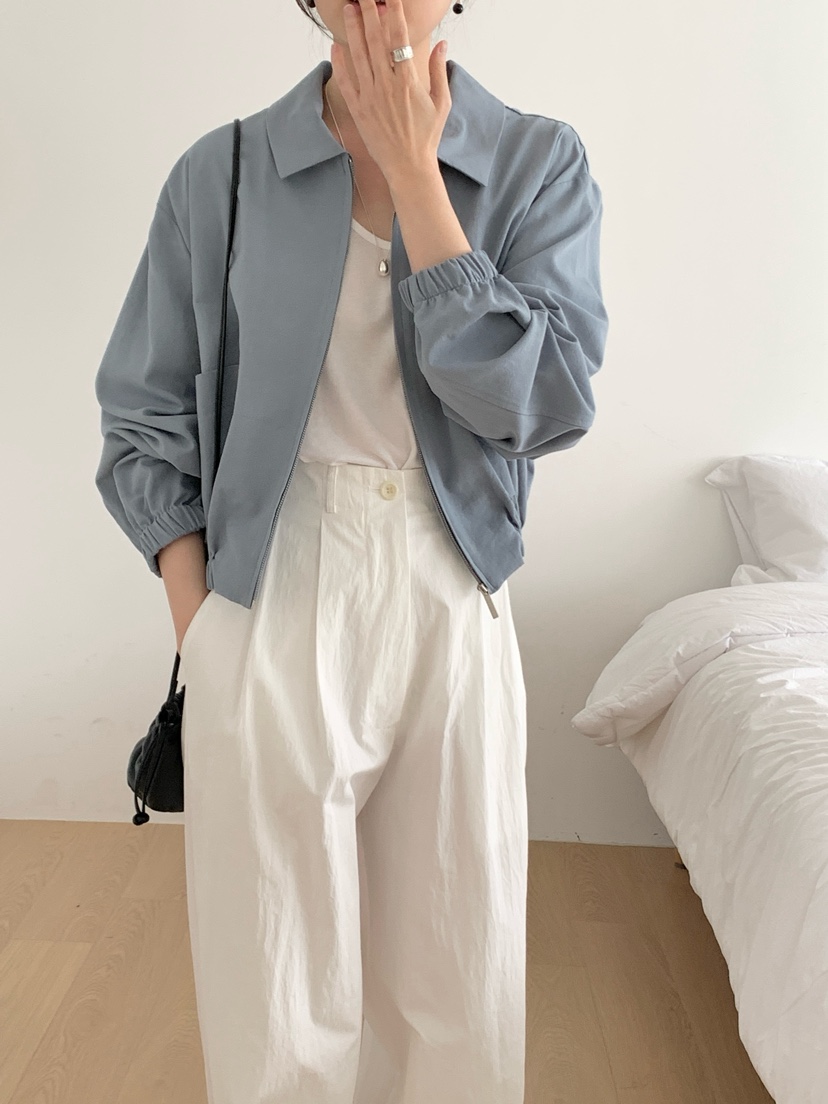 PLANTS ON GRAY東大門實拍女裝新品26春夏熱賣休閑夾克PLANTS ON GRAY夾克圖色1