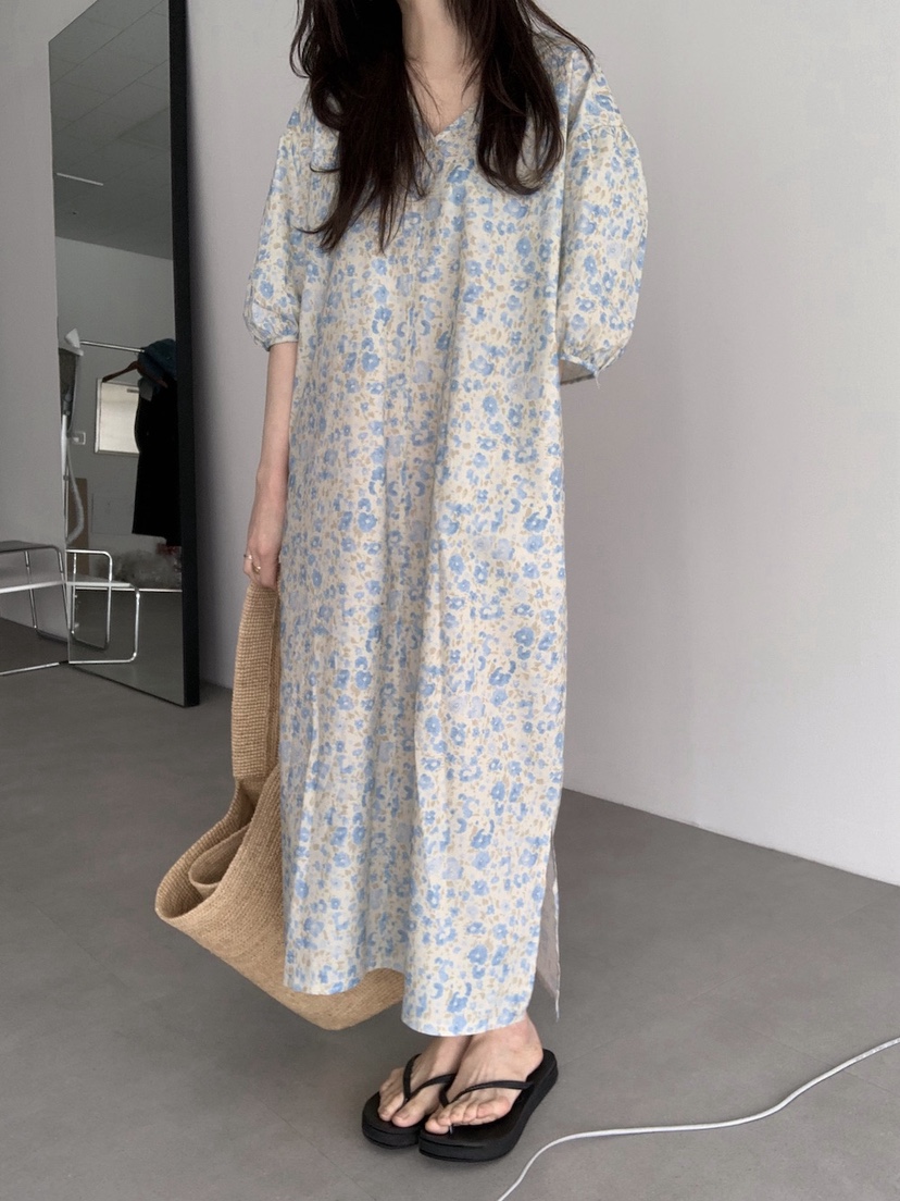 PLANTS ON GRAY東大門直郵女士新品真品推薦人氣連衣裙PLANTS ON GRAY連衣裙圖色2