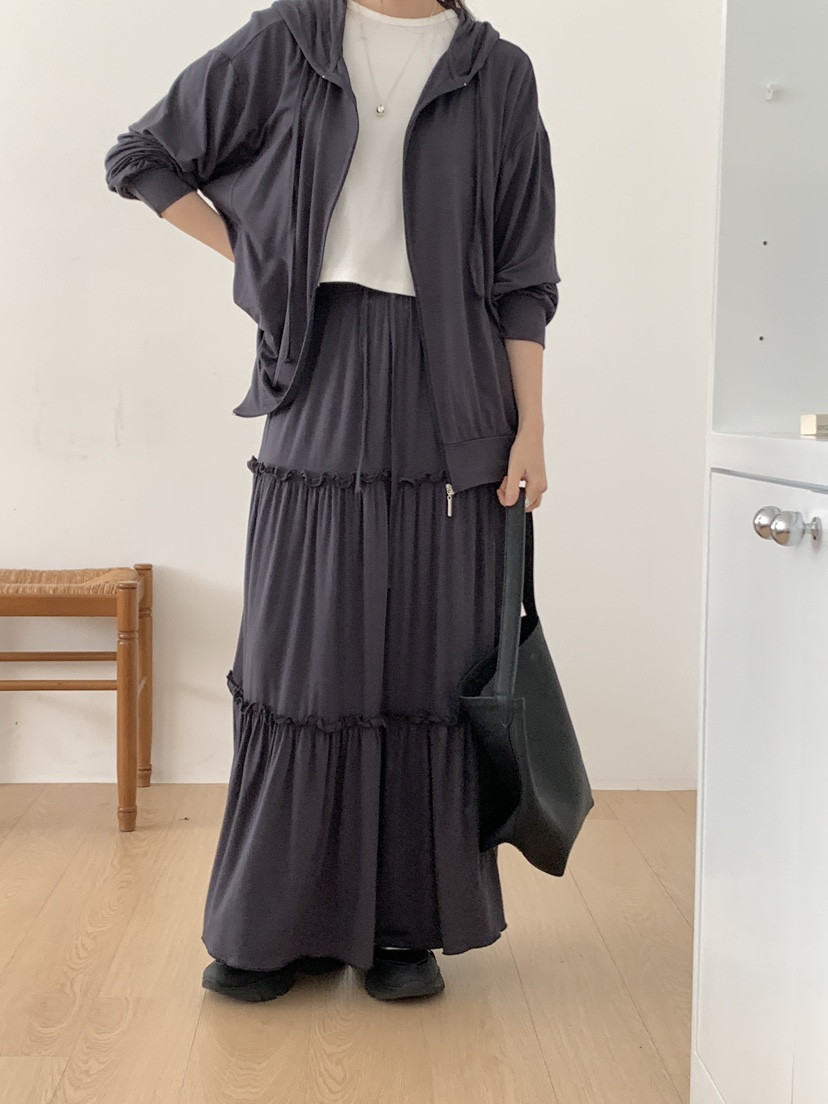 PLANTS ON GRAY韓國代購女裝新款人氣夾克連帽拉鏈衫寬松PLANTS ON GRAY夾克