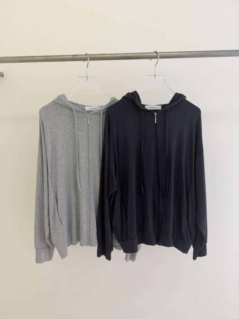 PLANTS ON GRAY韓國代購女裝新款人氣夾克連帽拉鏈衫寬松PLANTS ON GRAY夾克