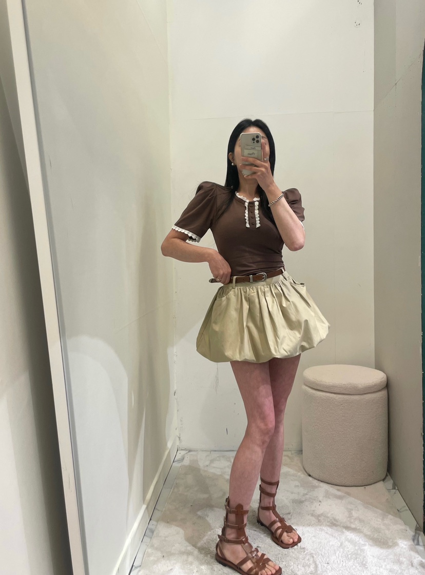 AB韓國直郵女士新品時尚26春夏熱賣人氣職業休閑真品推薦T恤ABT恤