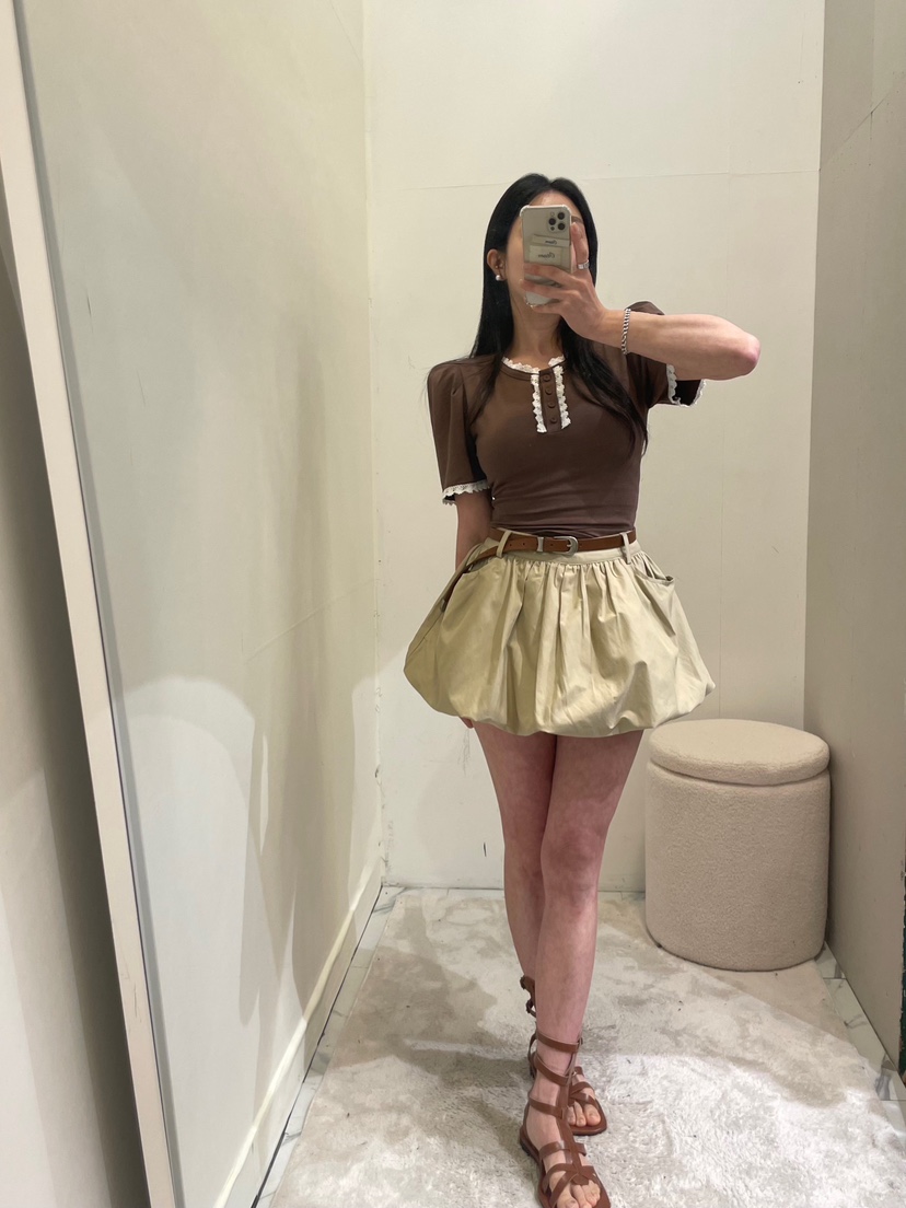 AB韓國直郵女士新品時尚26春夏熱賣人氣職業休閑真品推薦T恤ABT恤