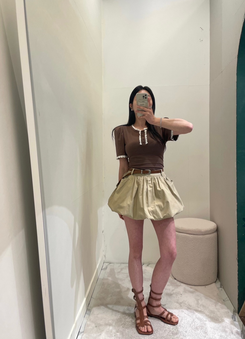 AB韓國直郵女士新品時尚26春夏熱賣人氣職業休閑真品推薦T恤ABT恤