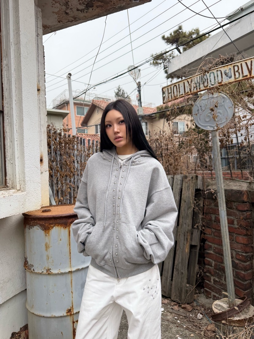 SEEOT東大門代購女裝新品休閑26春夏夾克連帽拉鏈衫男女同款SEEOT夾克