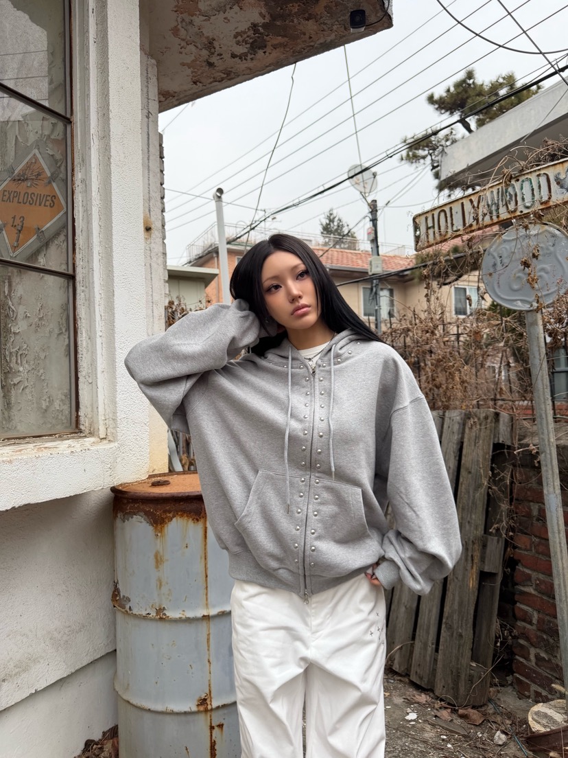 SEEOT東大門代購女裝新品休閑26春夏夾克連帽拉鏈衫男女同款SEEOT夾克