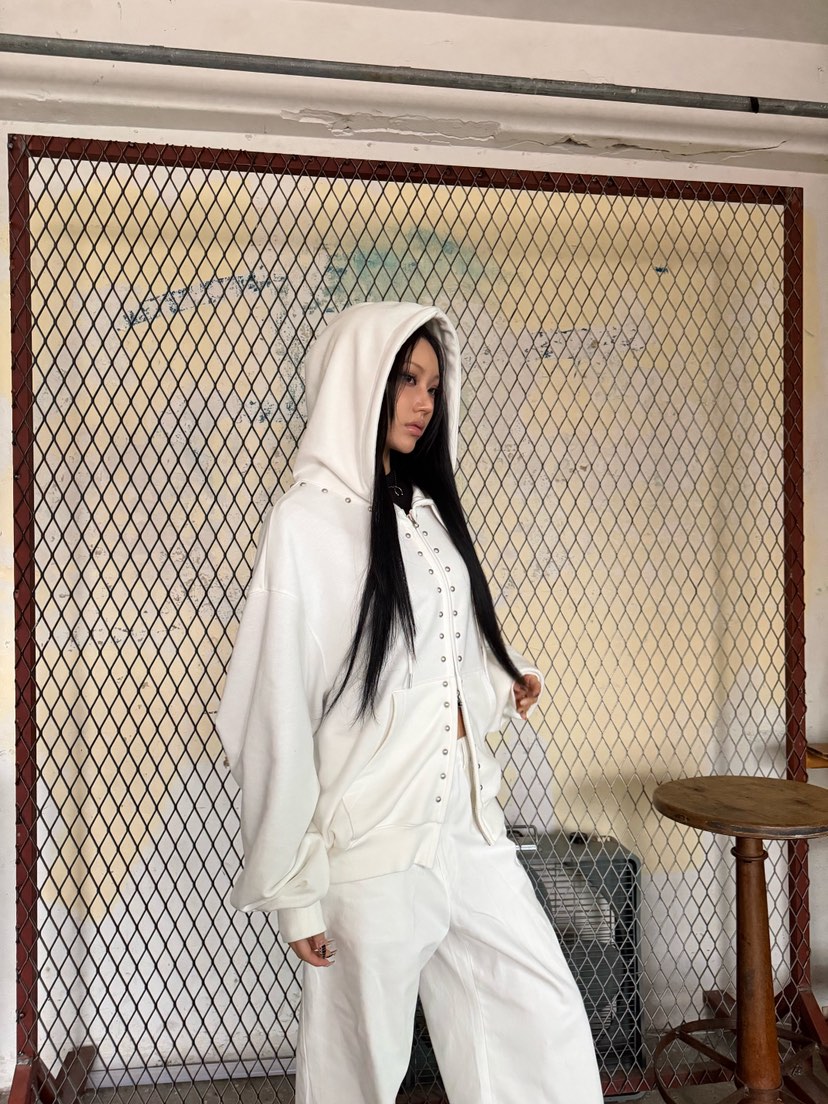 SEEOT東大門代購女裝新品休閑26春夏夾克連帽拉鏈衫男女同款SEEOT夾克