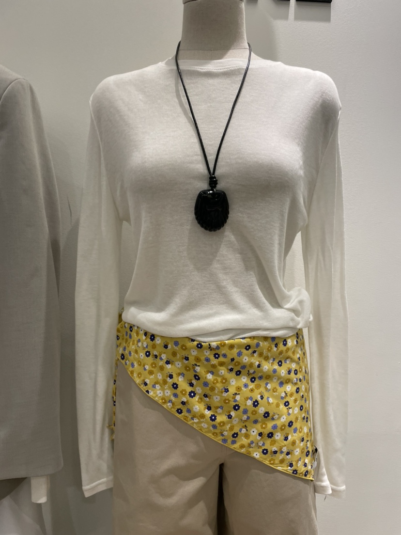 ORE-P東大門代購女士新品熱賣人氣26春夏長袖T恤天絲羊毛ORE長袖T恤圖色1