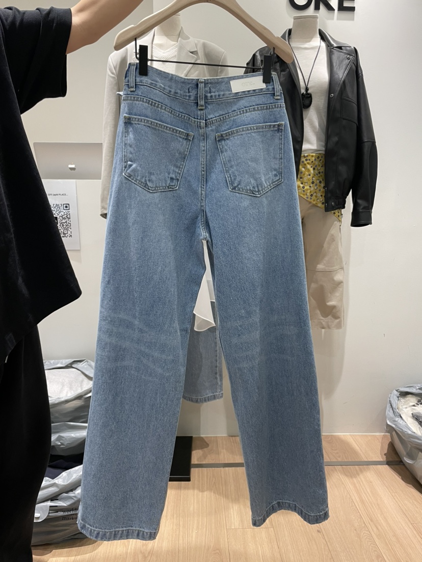 ORE-P韓國代購女裝新品人氣熱賣推薦真品26春夏牛仔褲系帶ORE牛仔褲