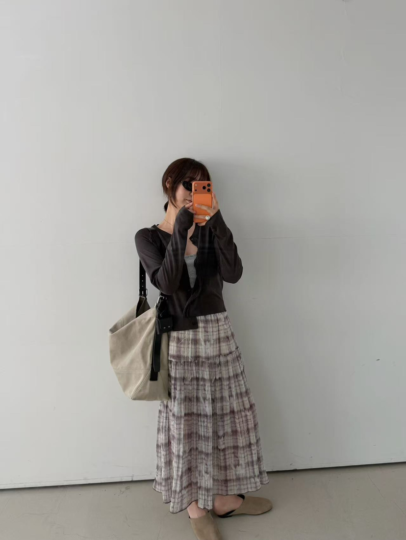 OLI SEOUL東大門代購女士新款推薦真品休閑26春夏熱賣長裙OLI SEOUL長裙