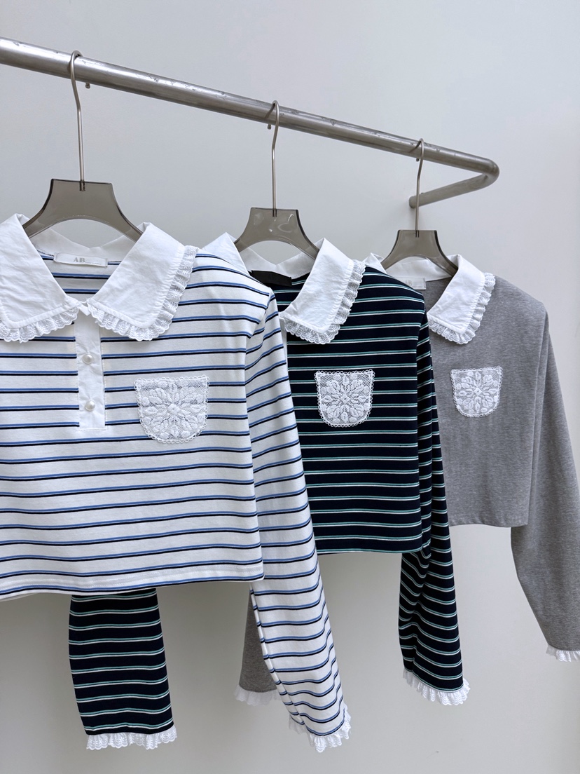 AB韓國直郵女士新款26春夏人氣熱賣時尚推薦休閑真品長袖T恤AB長袖T恤