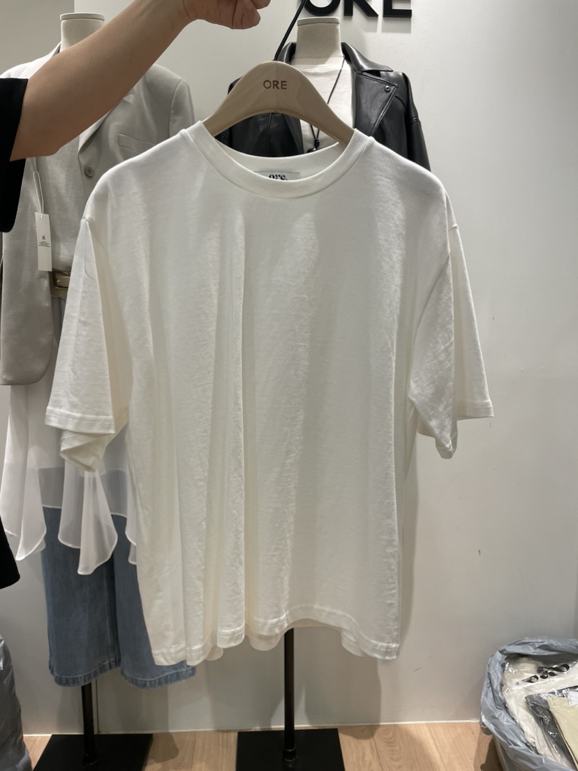 ORE-P韓國直郵女士新款26春夏休閑熱賣職業人氣推薦真品T恤ORET恤圖色1