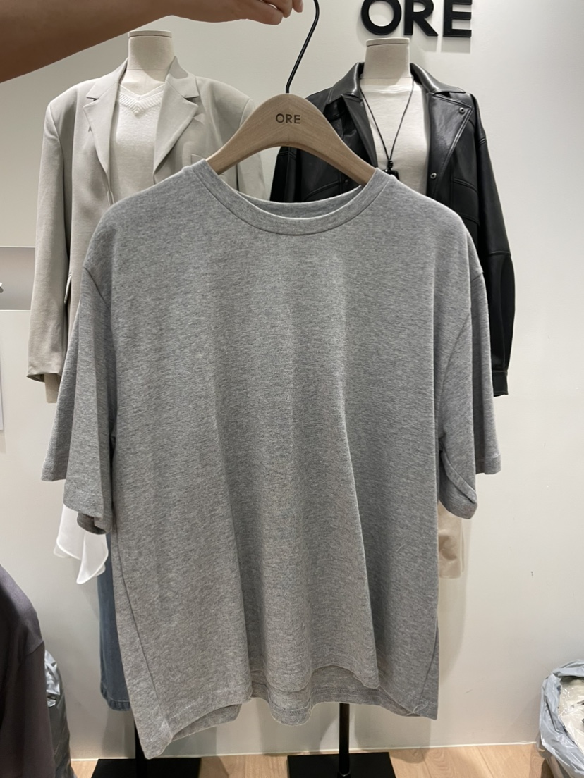 ORE-P韓國直郵女士新款26春夏休閑熱賣職業人氣推薦真品T恤ORET恤圖色2