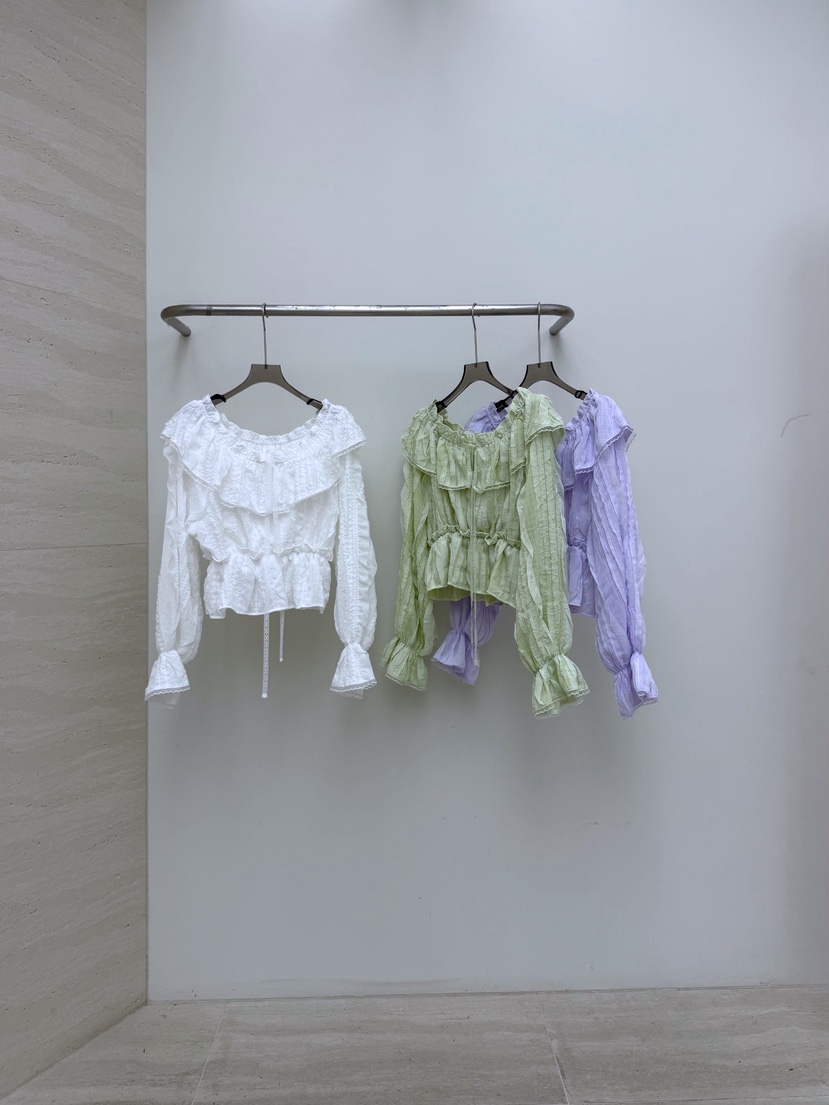 AB韓國代購女士新款真品推薦26春夏熱賣時尚休閑襯衫蕾絲衫AB襯衫/蕾絲衫