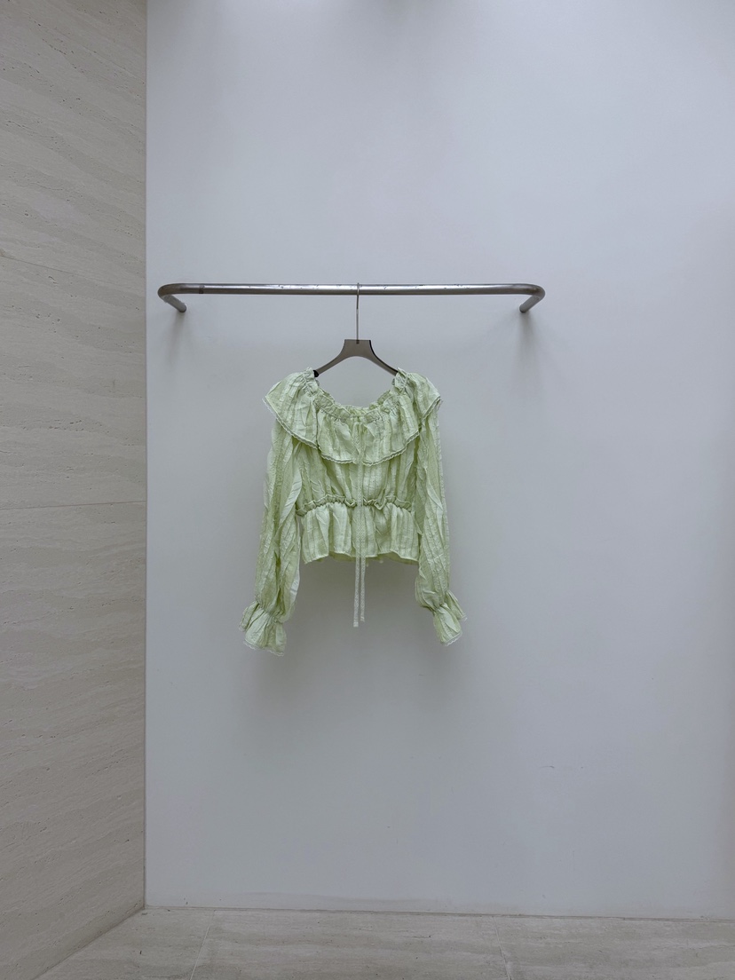 AB韓國代購女士新款真品推薦26春夏熱賣時尚休閑襯衫蕾絲衫AB襯衫/蕾絲衫圖色3